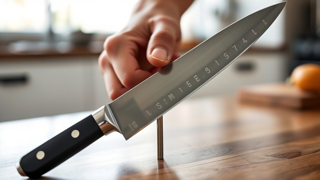 set consistent sharpening angle