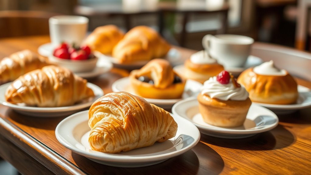 shared pastries offer variety