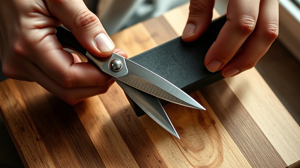 How to Sharpen Kitchen Shears in 3 Simple Steps 3 sharpen shears with care