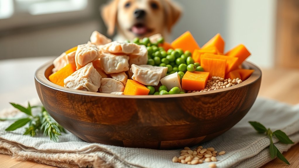 simple recognizable dog meals