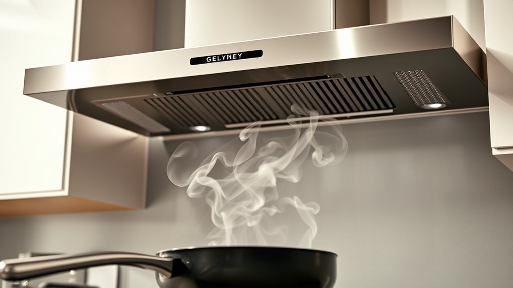 How the Gelyney Kitchen Exhaust Hood Works Step-by-Step 7 smoke and grease removal