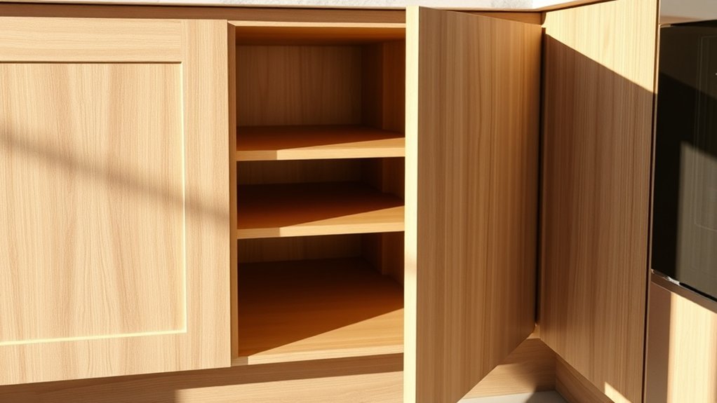 How Deep Are Standard Kitchen Base Cabinets? 2 standard depth kitchen cabinets