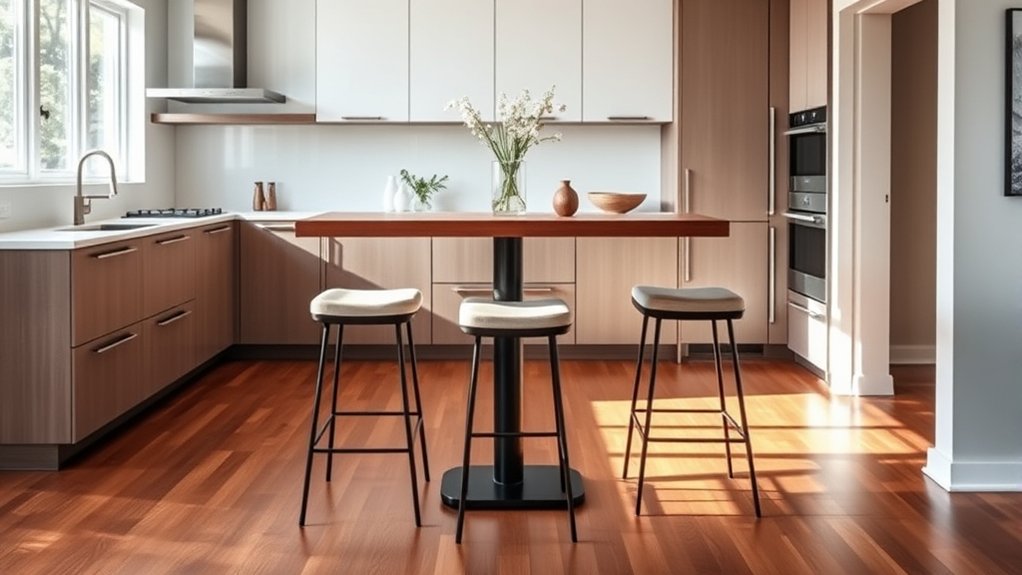 What Is the Standard Tall Kitchen Table Height? 2 standard height comfortable seating