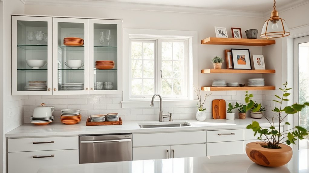 stylish glass cabinet tips