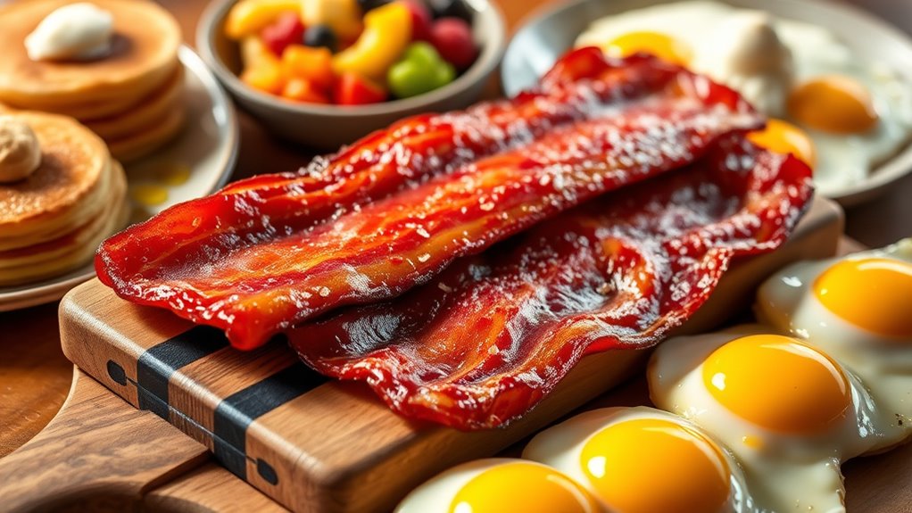 sweet smoky spicy bacon