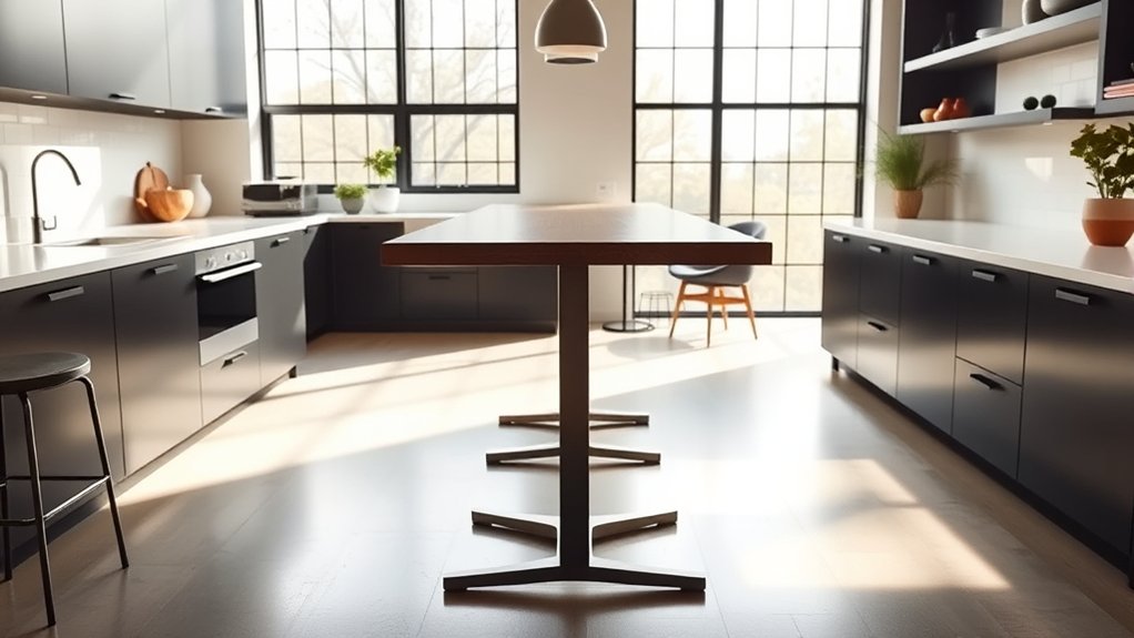 What Is the Standard Tall Kitchen Table Height? 4 table height size materials