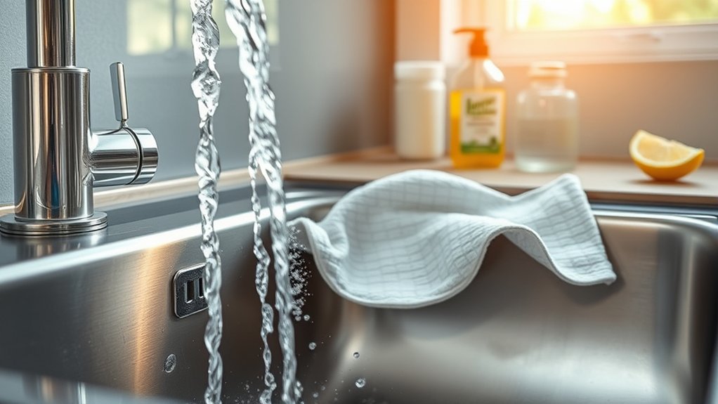 How to Clean Kitchen Sink in 3 Easy Steps 4 thorough rinse dry prevent