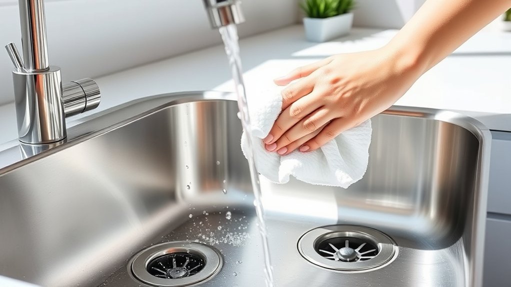 thoroughly rinse dry prevent grime