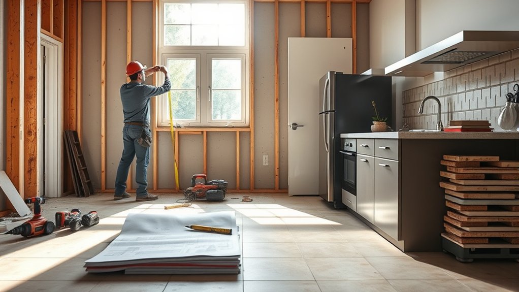 timeline of kitchen renovation