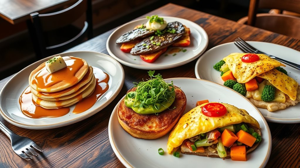 top breakfast menu selections