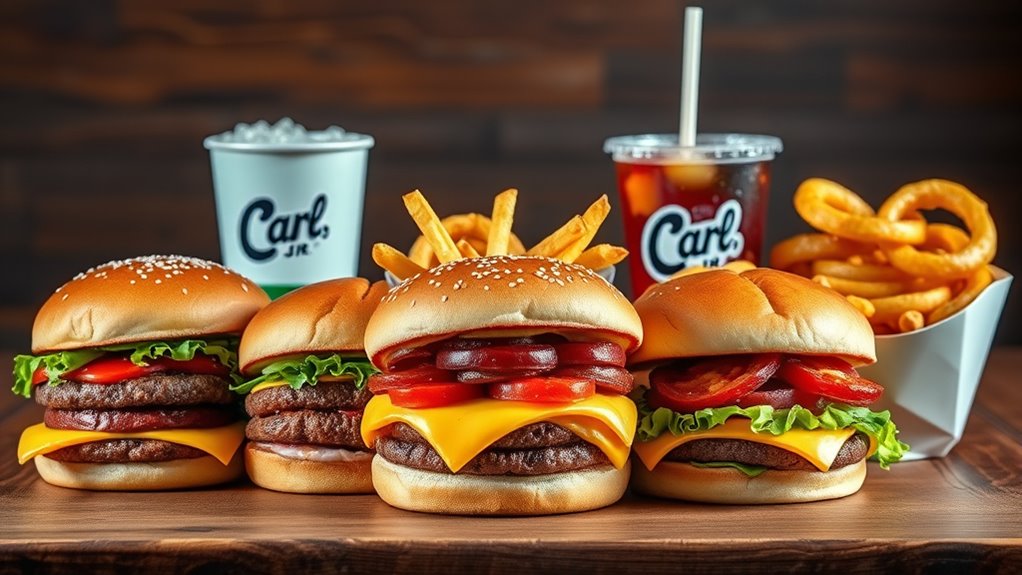 top carl s jr dishes