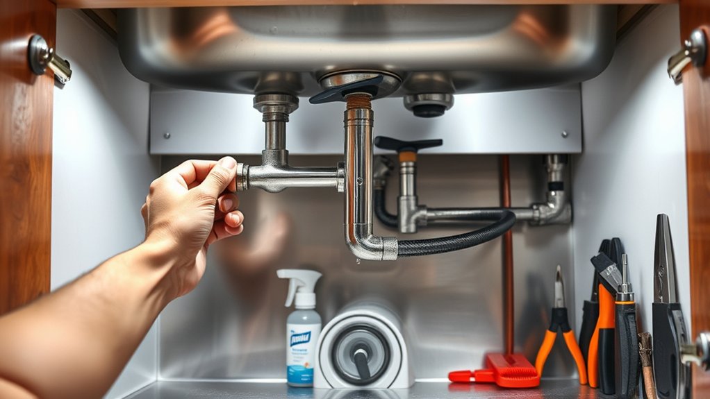 How to Remove Your Kitchen Sink in 10 Easy Steps 4 turn off water clear cabinet