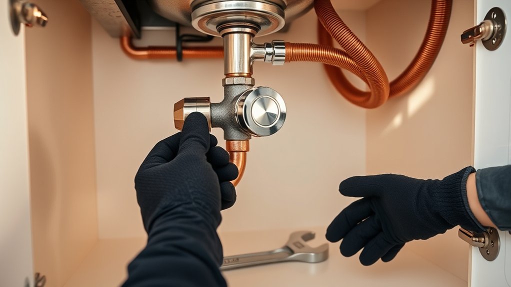 Install a Kitchen Sink in 10 Easy Steps 6 turn off water disconnect plumbing