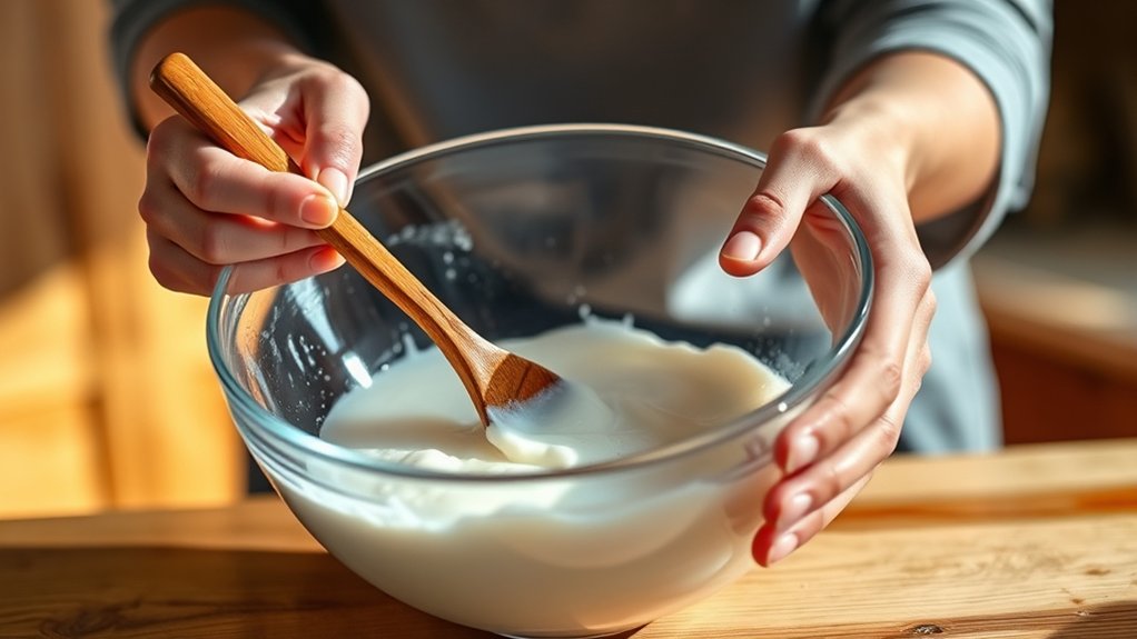 How to Clean Greasy Kitchen Cabinets in 7 Easy Steps 4 use gentle precise mixing