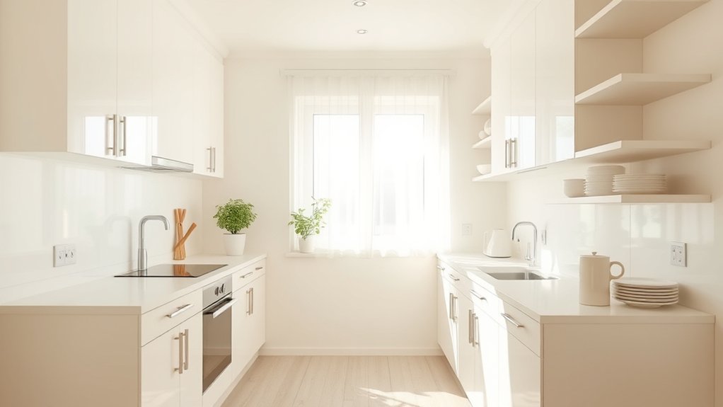 use light consistent shades