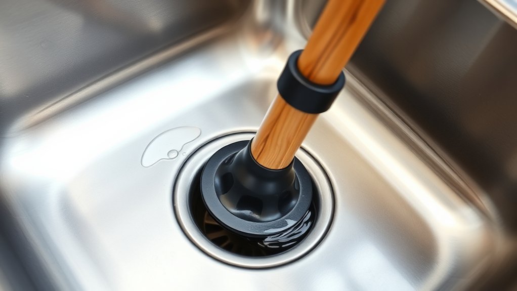 Unclog Your Kitchen Sink Drain in 3 Simple Steps 5 use plunger before chemicals
