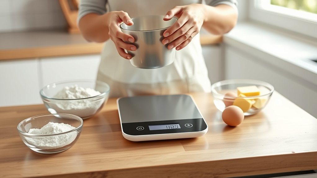 weigh ingredients accurately