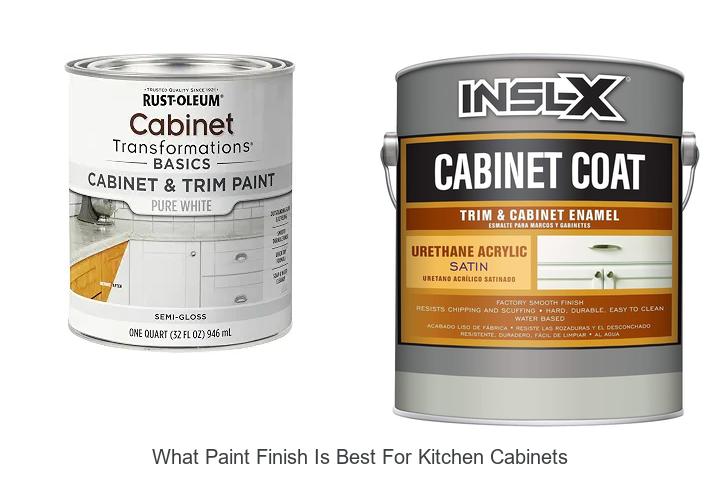 what paint finish is best for kitchen cabinets