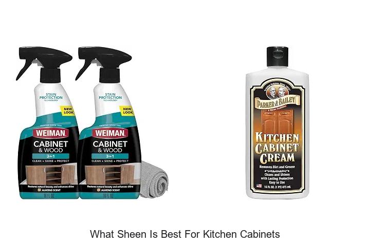 what sheen is best for kitchen cabinets