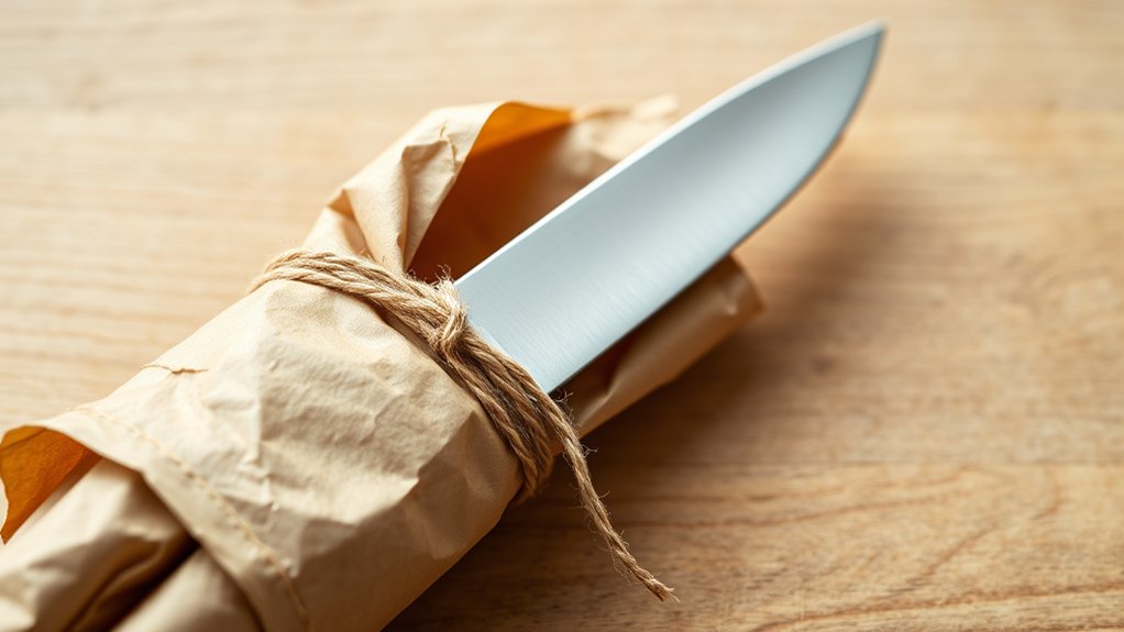 How to Dispose of Kitchen Knives in 5 Easy Steps 7 wrap knives securely individually
