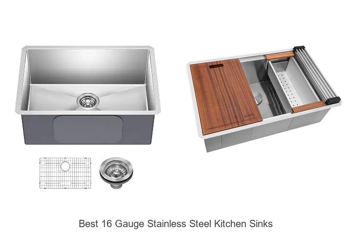 best 16 gauge stainless steel kitchen sinks