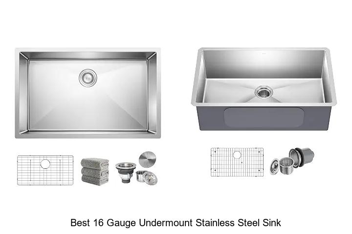 best 16 gauge undermount stainless steel sink