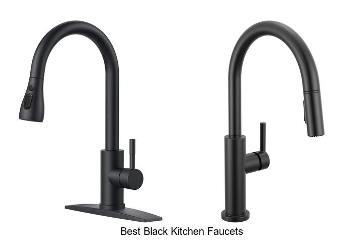 best black kitchen faucets