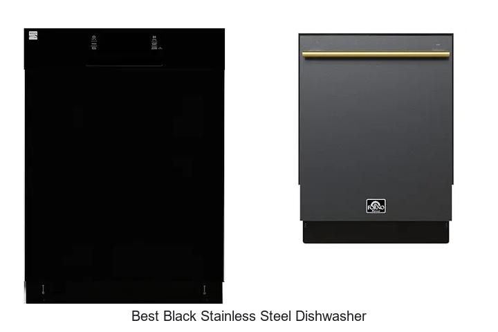 best black stainless steel dishwasher