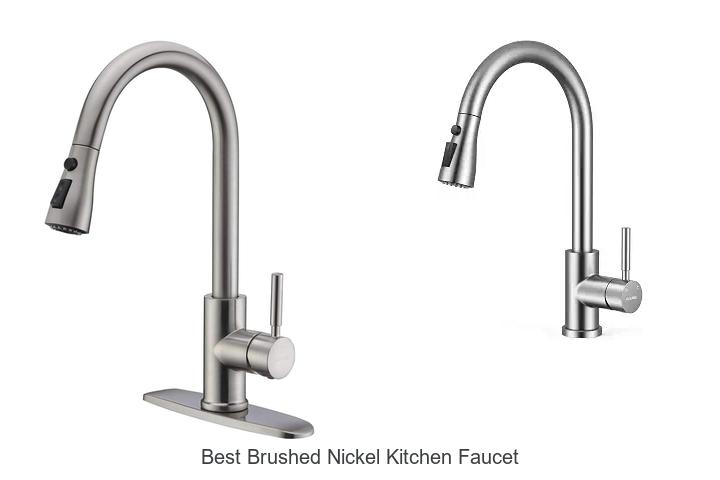 best brushed nickel kitchen faucet