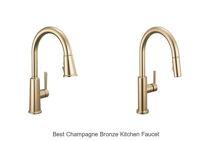 best champagne bronze kitchen faucet