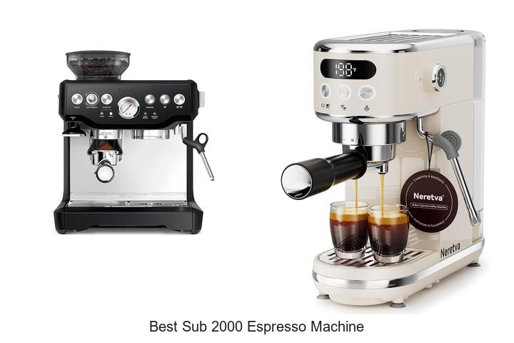 best sub 2000 espresso machine